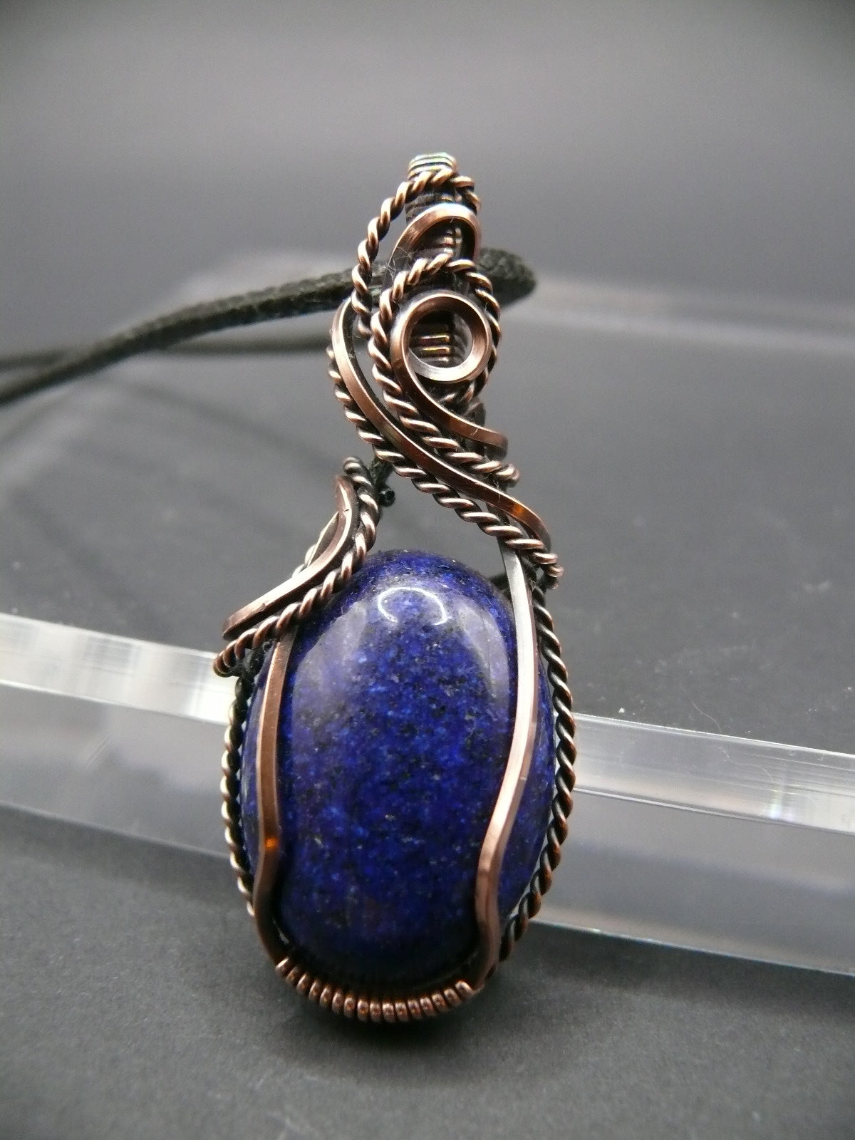 Blue Lapis Lazuli gemstone pendant