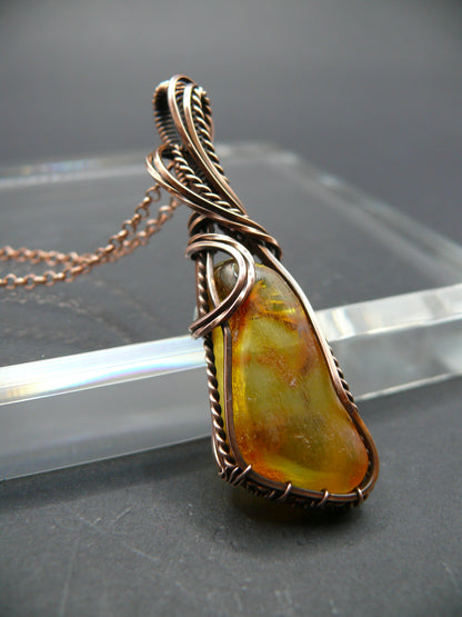 Baltic amber pendant