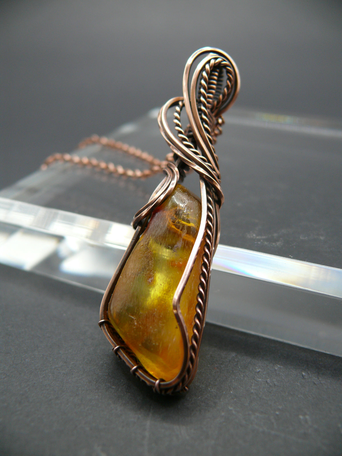 Baltic amber pendant